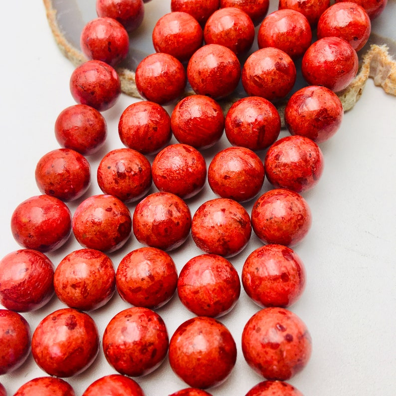 Natural White Bamboo Coral Smooth Round Loose Beads Size 6//8//10mm 15.5/'/' Long