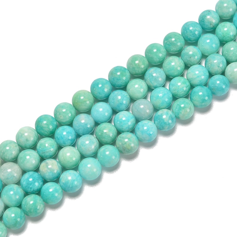 Green Blue Amazonite Smooth Round 6mm 7mm 7.8mm 8mm 9mm 10mm 12mm 15.5 ...