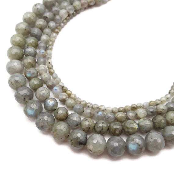 Labradorite 8mm Round Large Hole Beads - 8 Inch Strand: Wire Jewelry, Wire  Wrap Tutorials