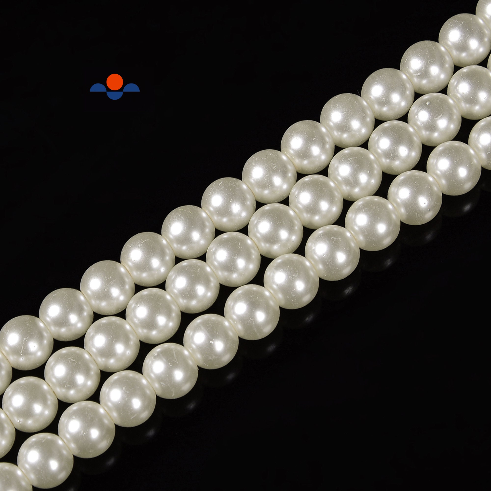Ivory Half Pearls In 1mm And 3mm Mix – Smileys Glitter Store