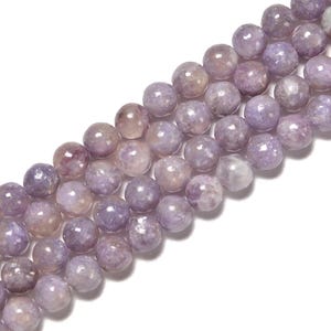 Dark Purple Tourmaline Smooth Round Beads Size 6mm 8mm 10mm 15.5&#39;&#39; Strand