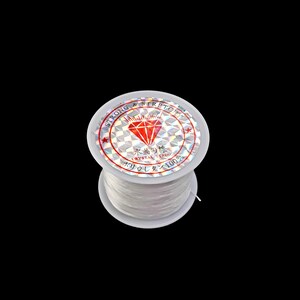 Strong & Stretchy Crystal String Elastic Thread Beading Bracelet Cord Size 0.8mm image 2
