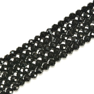 Natural Spinel Faceted Round Beads Size 2mm 3mm 4mm 5mm 6mm 15.5 Strand image 2