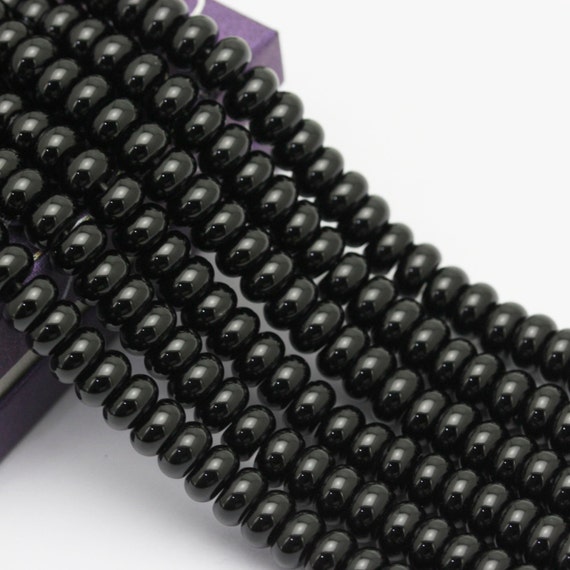 2.0mm Large Hole Lapis Smooth Rondelle Loose Beads 8/'/'Long Size 5x8mm//6x10mm
