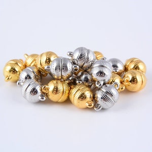 Golden And Silvery Color Magnetic Lobster Clasps Strong - Temu