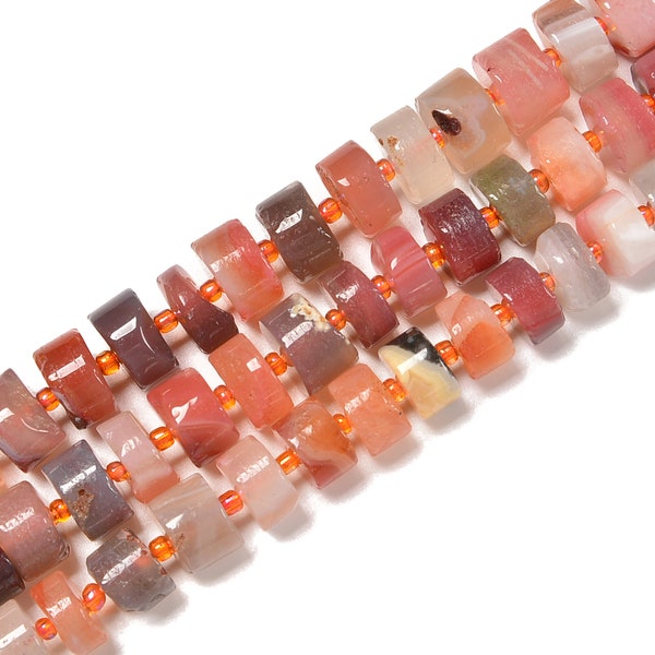 Carnelian Rondelle Wheel Disc Beads Size 9-10mm 11-12mm 12-13mm 15.5'' Strand