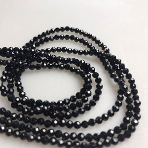 Natural Spinel Faceted Round Beads Size 2mm 3mm 4mm 5mm 6mm 15.5 Strand image 8