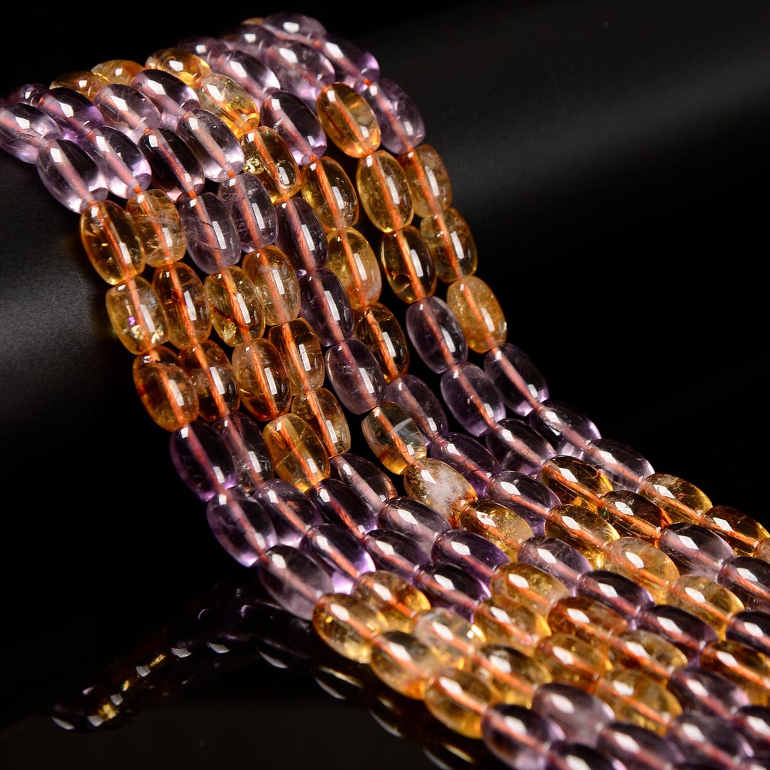Natural Citrine Amethyst Rice Shape Beads Size 7x11mm 15.5'' Strand - Etsy