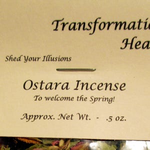 Ostara Incense To Welcome the Spring Spring Equinox Herbs Magical, Spiritual, Metaphysical Dee's Transformational Healing image 3