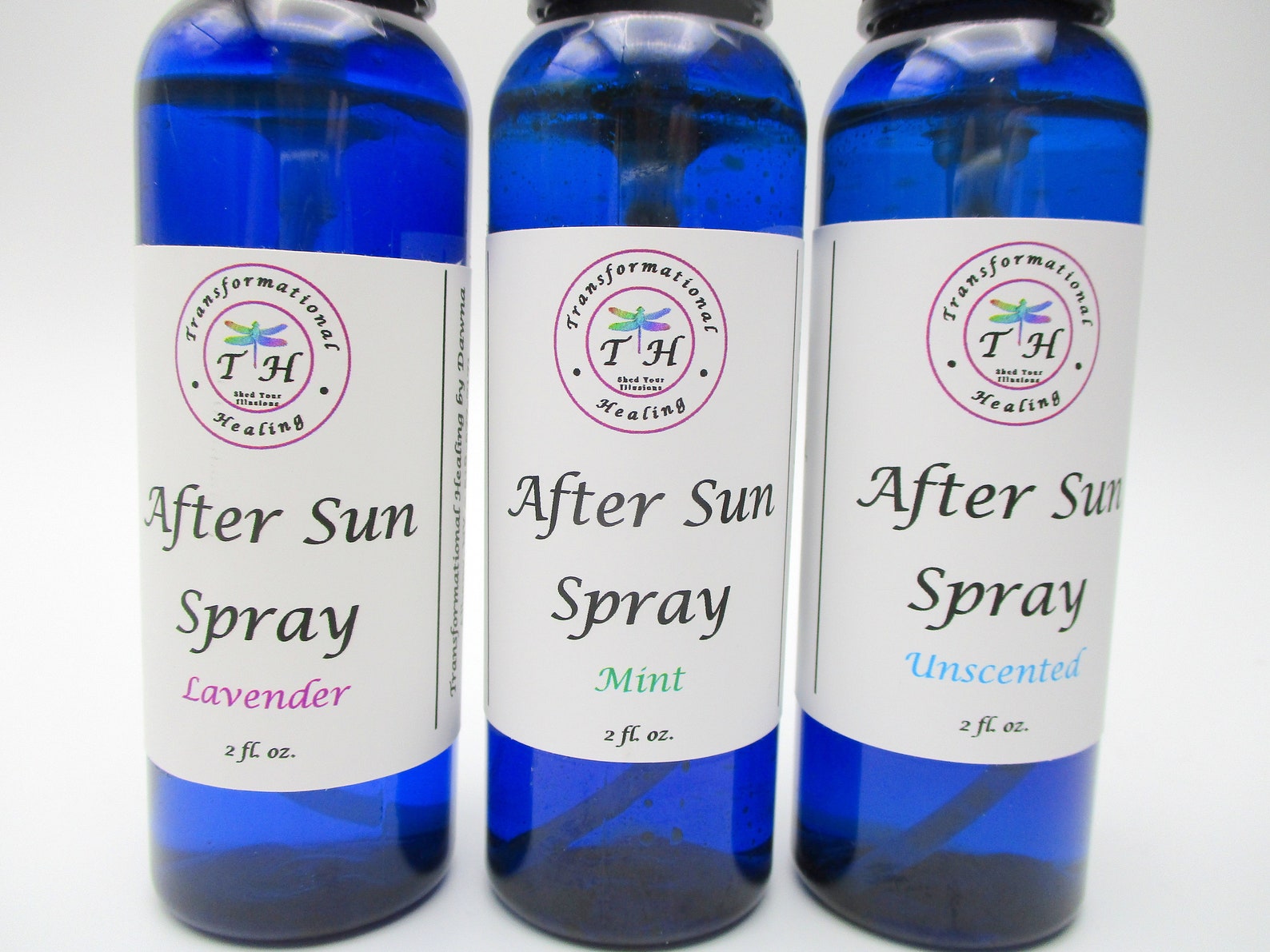 Sun Burn Spray After Sun Spray Lavender Mint Unscented 2 oz Etsy México