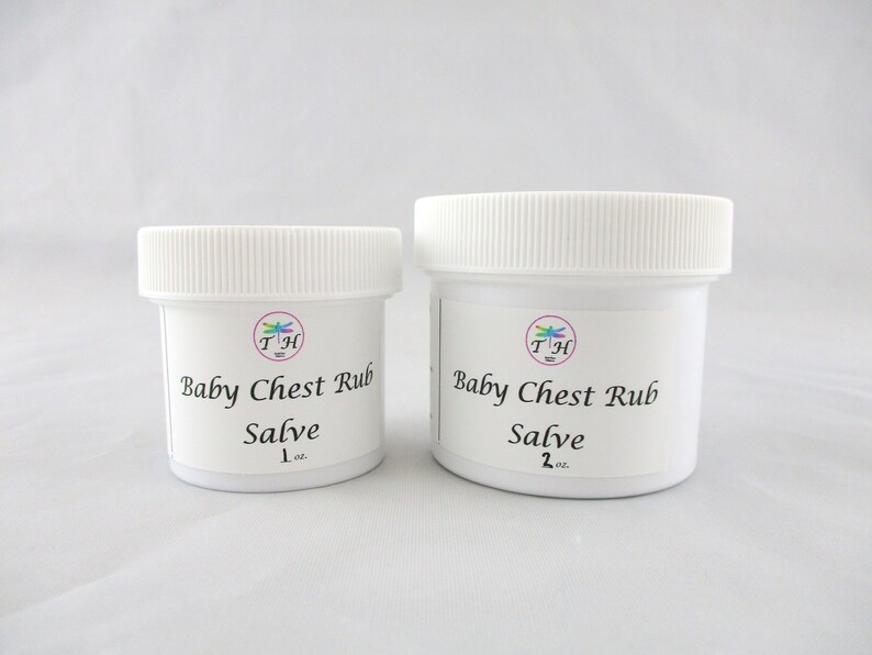 Baby Chest Rub Salve Kid Safe Gentle All Natural Vapor Etsy