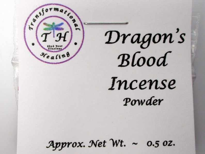 Dragon's Blood Incense Powder Protection Incense Etsy