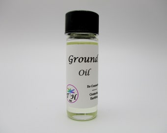 Ground Oil - Pagan Ritual Oil, Anointing Oil, Energy Cleansing, Earth Meditation, Energy Centering - Dees Transformational Healing