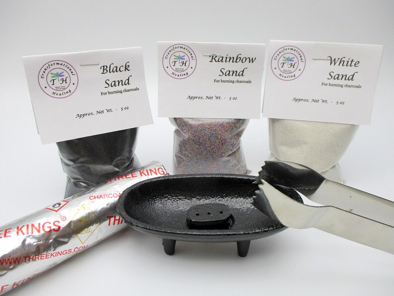 Incense Burning Kit Optional Resin Incense Censer Charcoal Etsy