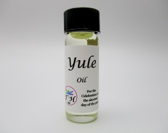 Yule - Winter Solstice Anointing Oil - 4 ML / 1 Dram - Ritual, Journey, Meditation, Dream, Wicca, Spiritual - Dees Transformational Healing