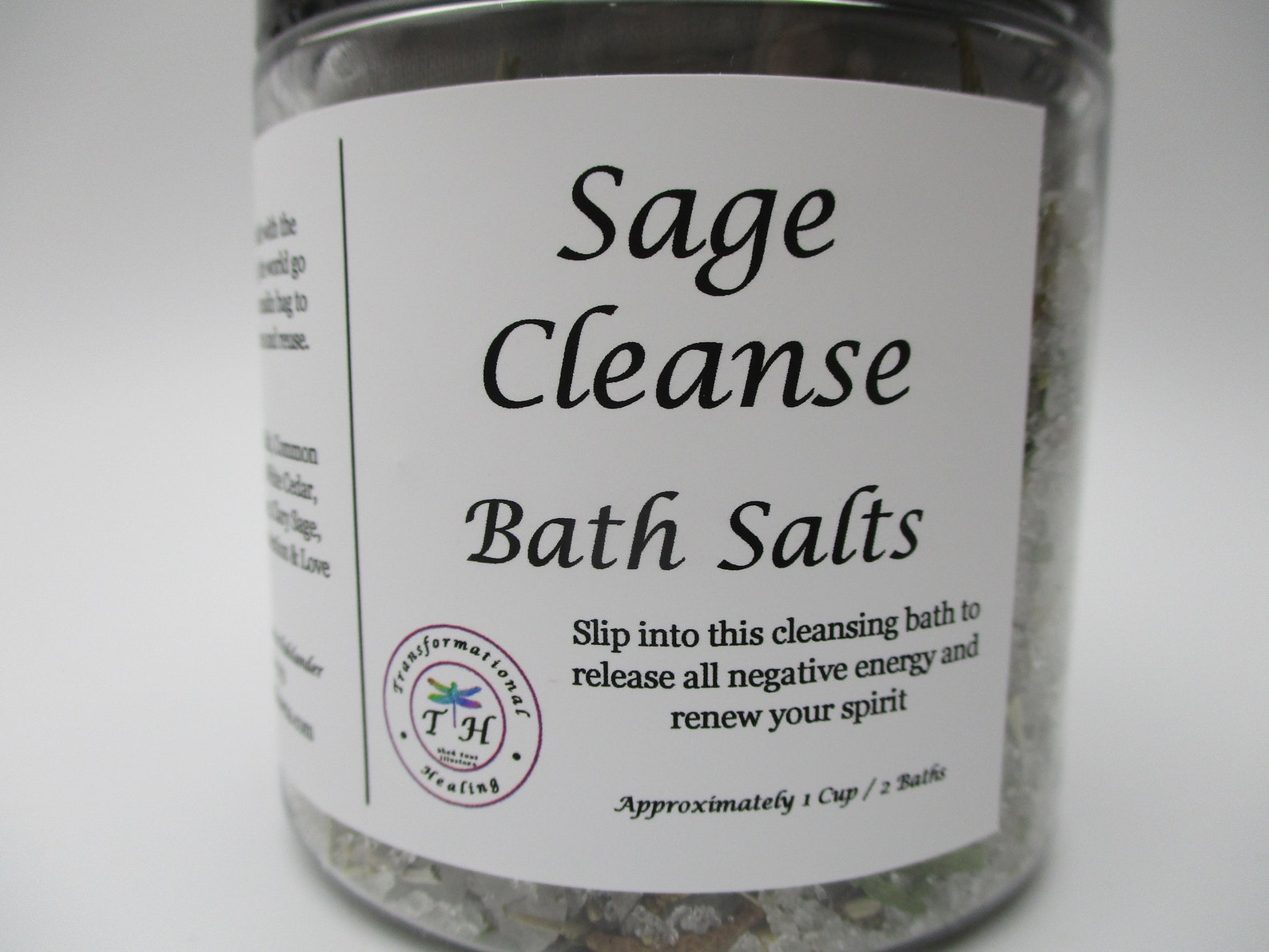 Sage Cleanse Bath Salt / Sage Ritual Bath Salts / Cleansing Etsy