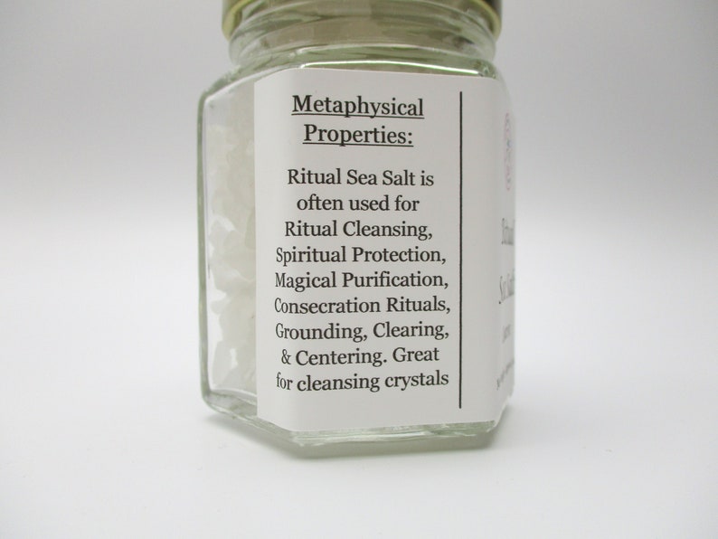 Ritual Sea Salt Coarse Sea Salt Crystal Cleansing Etsy