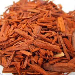Red Sandalwood Chips - Healing Meditation, Protection Incense, Spiritual Supplies - Dee&#39;s Transformational Healing