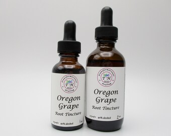 Oregon Grape Root Tincture - Herbal Remedy, Lymph Gland & Immune System Support - Boosting Healing Health - Dee's Transformational Healing
