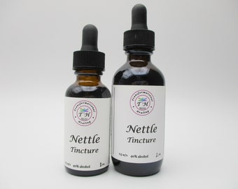 Organic Nettle Tincture, Herbal Remedy, Respiratory System Support, Breathe Free - Dee's Transformational Healing