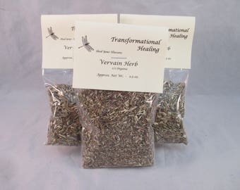 Vervain Herb - Org - c/s - Love, Offering, Psychic Attack, Create Healing, Magical, Spiritual, Metaphysical - Dee's Transformational Healing