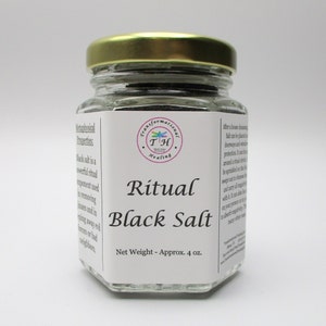 Ritual Black Salt for Protection - Remove Jinxes, Repel Evil, Magic Supply - Dee&#39;s Transformational Healing