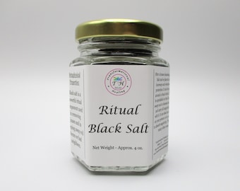 Ritual Black Salt for Protection - Remove Jinxes, Repel Evil, Magic Supply - Dee's Transformational Healing