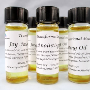 Joy Oil Blend 1 Dram - Liquid Sunshine, Uplifting Meditation, Joyful thoughts - Dees Transformational Healing