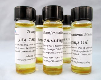 Joy Oil Blend 1 Dram - Liquid Sunshine, Uplifting Meditation, Joyful thoughts - Dees Transformational Healing