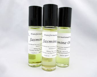 Jasmine Oil Roller Ball 10 ML - Spiritual Love Aphrodisiac Oil Goddess Oil Blend Metaphysical Healing - Dees Transformational Healing