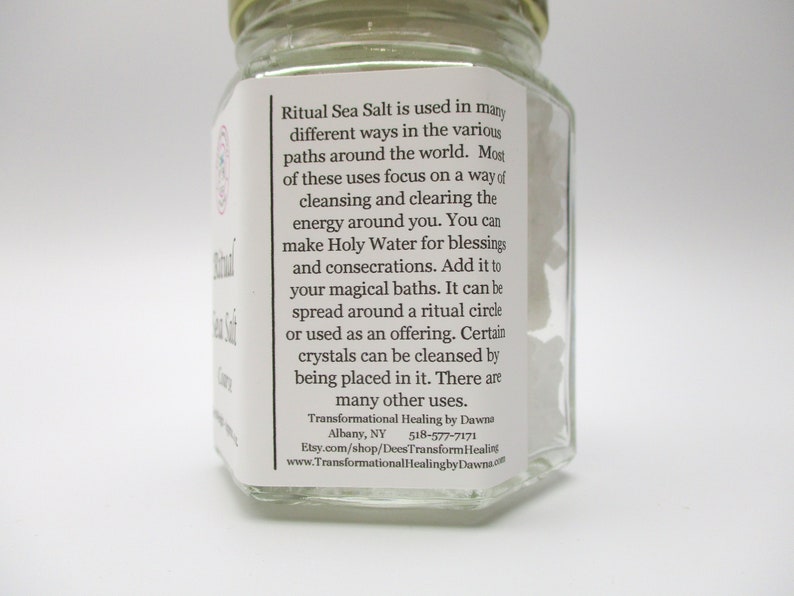 Ritual Sea Salt Coarse Sea Salt Crystal Cleansing Etsy