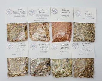 10g WANING MOON Hand Blended Grain Incense Wiccan Pagan 