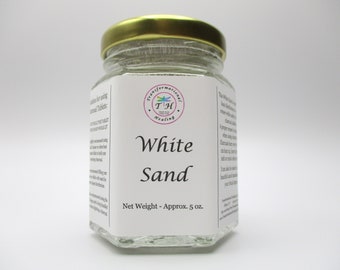 White Sand for Charcoal Tablets - Incense Burner Sand - Dee's Transformational Healing
