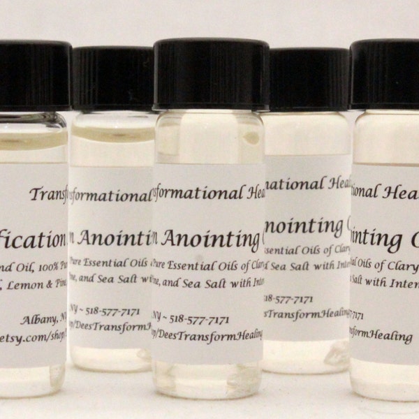 Purification Anointing Oil 1 Dram - Pagan Ritual Oil Meditation Journey Spiritual Dream Purify Energy - Dees Transformational Healing