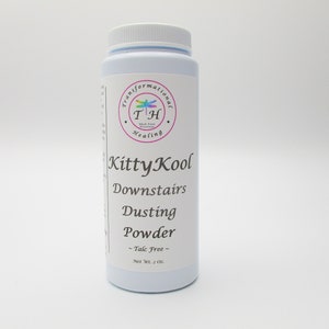 KittyKool Downstairs Dusting Powder - All Natural Soothing Skin Chafing Razor Burn Healing Deodorant - Dee&#39;s Transformational Healing