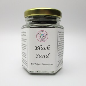 Black Sand for Charcoal Tablets Incense Burner Sand Dee's Transformational Healing image 3