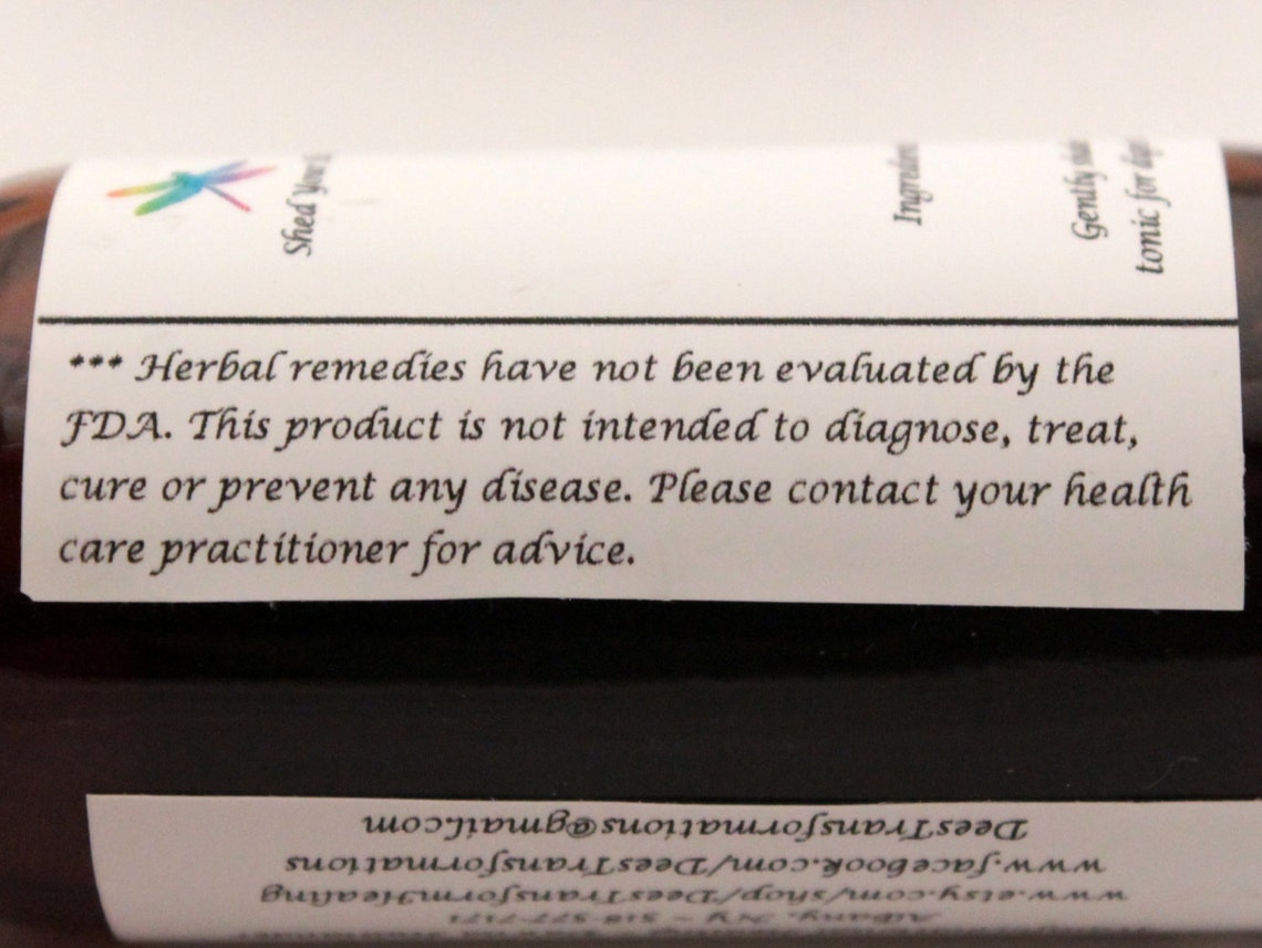 Black Cohosh Tincture Herbal Remedy Hot Flash Menopause Etsy