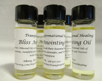 Bliss Oil - Aromatherapy Blend, Blissful Meditation, Astral Travel, Flying Ointment, Spiritual Awakening - Dees Transformational Healing