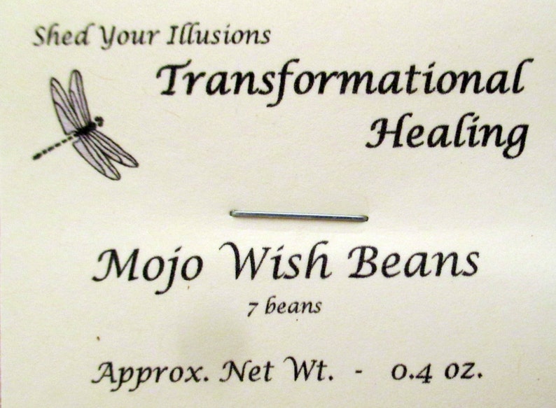 Mojo Wish Beans Set of 7 Wishes Come True, Dream Magic, Good Luck Beans, HooDoo VooDoo Mojo Dee's Transformational Healing image 4