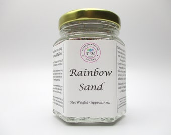 Rainbow Sand for Charcoal Tablets - Incense Burner Sand - Dee's Transformational Healing