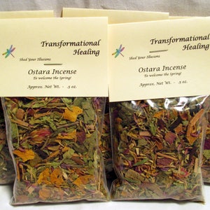 Ostara Incense To Welcome the Spring Spring Equinox Herbs Magical, Spiritual, Metaphysical Dee's Transformational Healing image 2