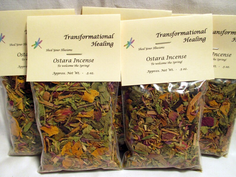 Ostara Incense To Welcome the Spring Spring Equinox Herbs Magical, Spiritual, Metaphysical Dee's Transformational Healing image 2