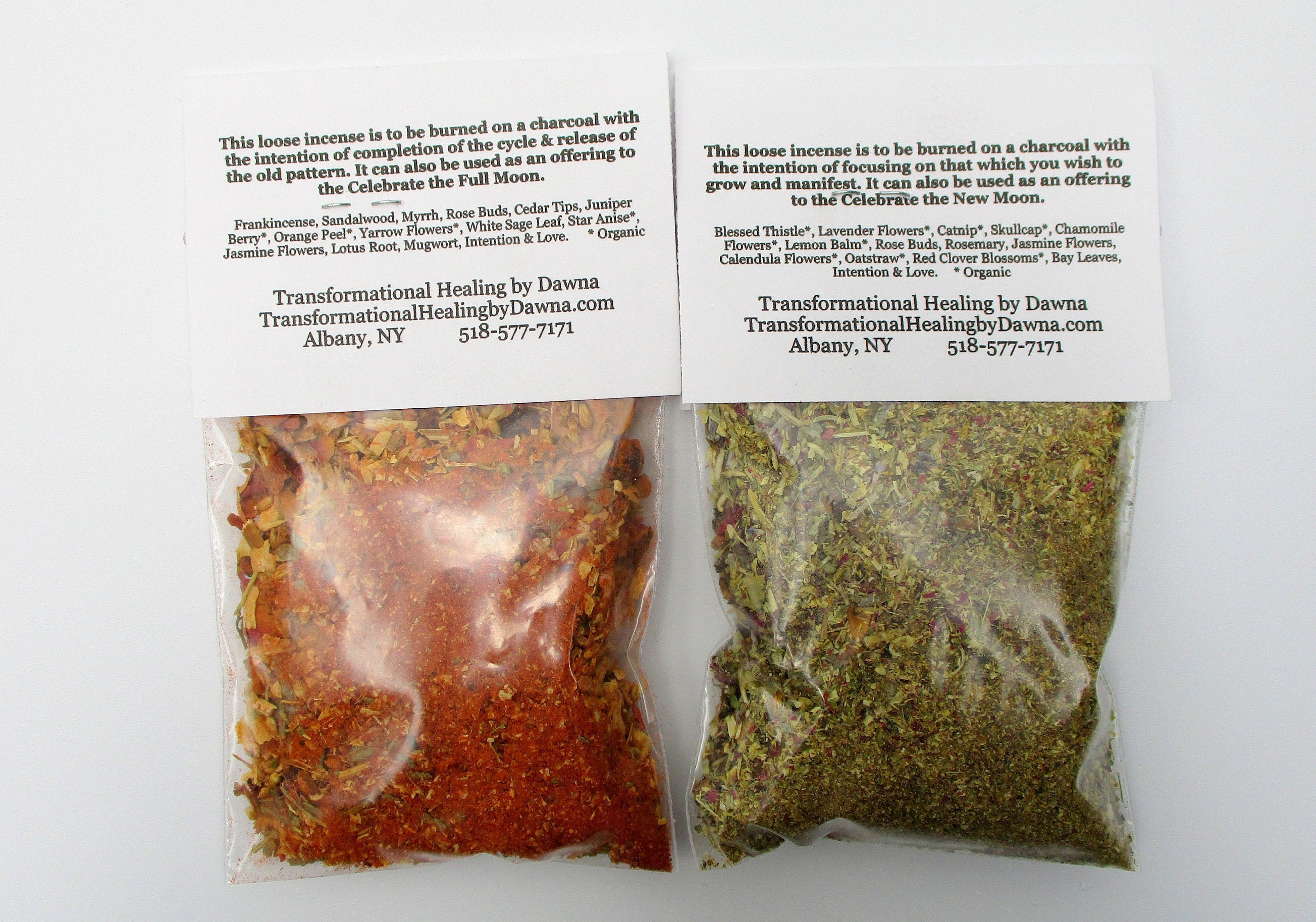 Moon Incense Set / Magical Moon Herbs Full Moon Incense & New Etsy