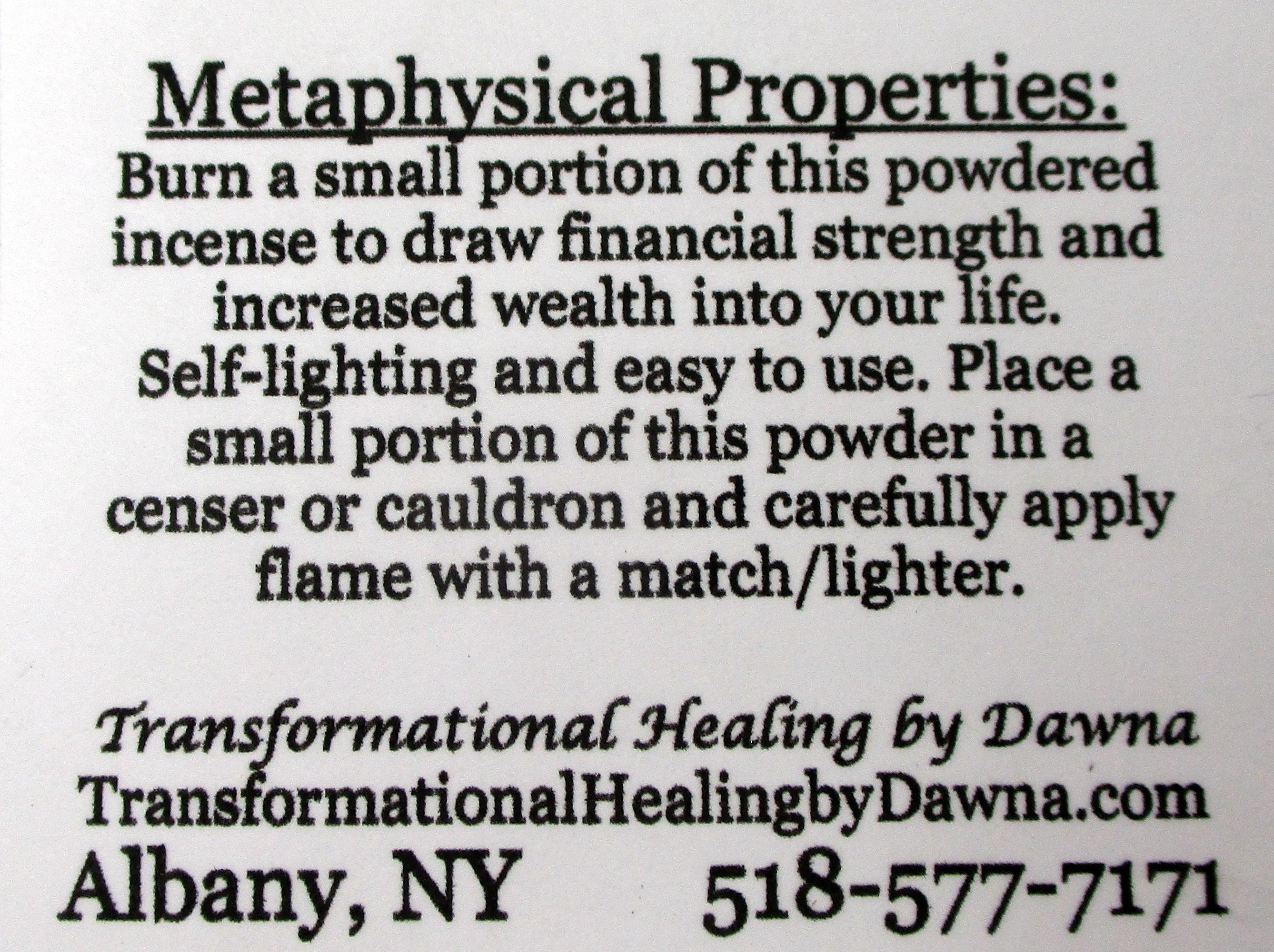 Money Drawing Incense Powder Prosperity Magic Wealth Spell Etsy