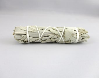 White Sage Smudge Stick 4" - Protection Wisdom Centering Clearing - Earth Magical Spiritual Metaphysical - Dee's Transformational Healing