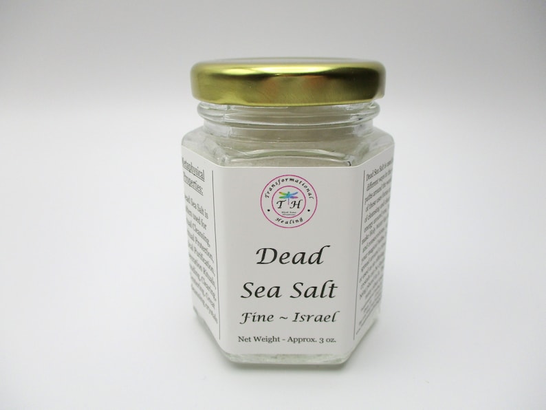 Dead Sea Salt Fine Salt From Israel Crystal Cleansing Etsy