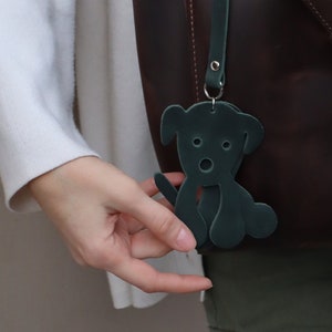 Réplique Louis Vuitton Dog Bag Charm and Key Holder Marron à