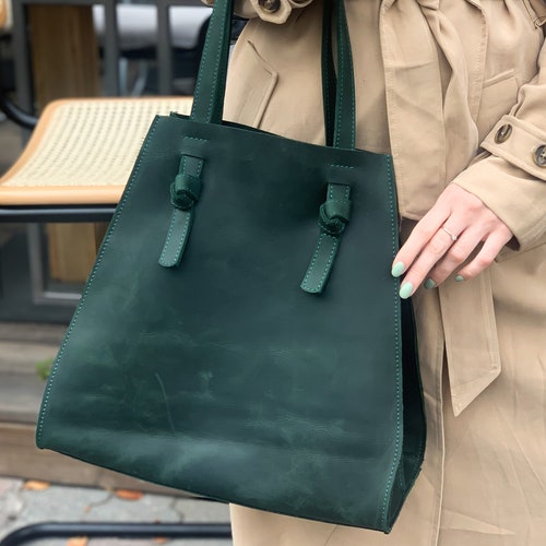 Leather Tote Bag Custom Tote Bags Women Laptop Bag Designer - Etsy