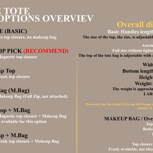 Large Leather Work Tote - Magnetic or Hook Top, Optional Pockets & Crossbody, Matte Black image 7