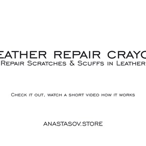 革修理クレヨン - Anastasov.Store、革の傷や擦り傷を修復